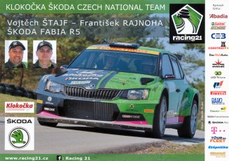 U1102 | ŠTAJF Vojtěch - RAJNOHA František, Škoda Fabia R5

