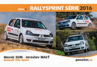 U1132 | SUM Marek - MALÝ Jaroslav, Renault Clio Sport
