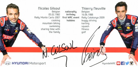 U1160 | NEUVILLE Thierry - GILSOUL Nicolas, Hyundai i20 WRC
