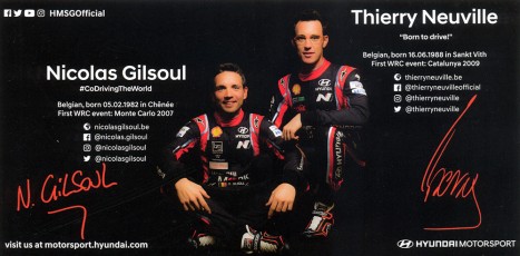 U1195 | NEUVILLE Thierry - GILSOUL Nicolas, Hyundai i20 Coupe WRC
