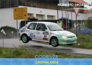 U1252 | DROANDI Norberto - IUSSA Cristina, Peugeot 106 Rallye
