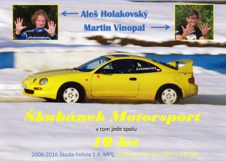 U1332 | HOLAKOVSKÝ Aleš - VINOPAL Martin, Toyota Celica ST205
