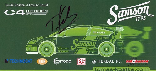 S0144 | KOSTKA Tomáš - HOUŠŤ Miroslav, Citroën C4 WRC

