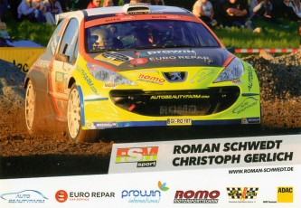 U1542 | SCHWEDT Roman - GERLICH Christoph, Peugeot 207 Super 2000