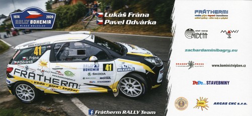U1898 | FRÁNA Lukáš - ODVÁRKA Pavel jun., Citroën DS3 R3T Max