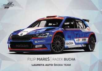 U1967 | MAREŠ Filip - BUCHA Radovan, Škoda Fabia Rally2 evo