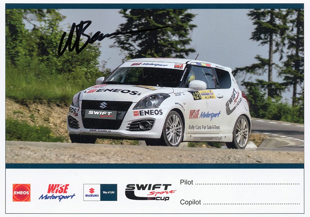 Suzuki Swift Sport, #421, Autoworld Transilvania Rally 2013, 18,0 x 13,0 cms