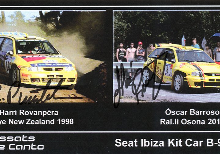 Seat Ibiza Kit Car Evo2, #19, 29. Rally New Zealand 1998, 20,0 x 10,3 cms