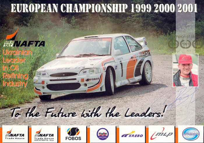 Ford Escort WRC, #1, 4. Rally Kuyalnik 1999, 20,9 x 15,0 cms