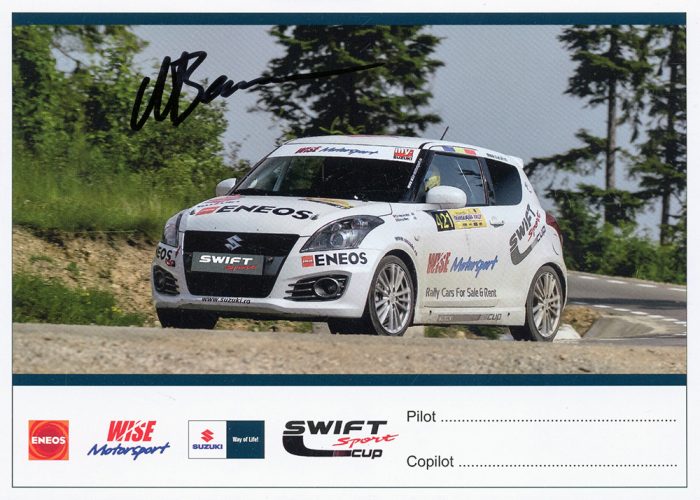 Suzuki Swift Sport, #421, Autoworld Transilvania Rally 2013, 18,0 x 13,0 cms