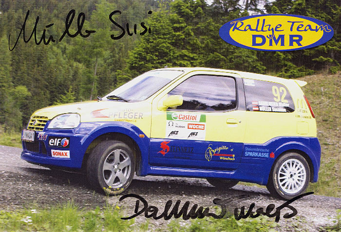 Suzuki Ignis Sport, #92, Castrol Judenburg-Pölstal Rallye 2007, 14,1 x 9,5 cms