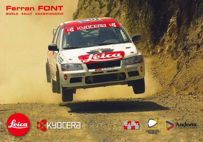Mitsubishi Lancer EVO VII, #106, 31. Cyprus Rally 2003, 14,8 x 10,5 cms