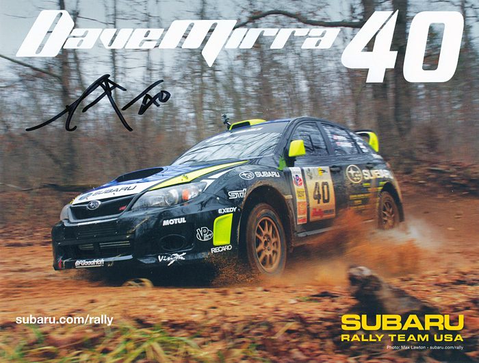 Subaru Impreza STi, #40, 17. Rally in the 100 Acre Wood 2011, 27,9 x 21,6 cms