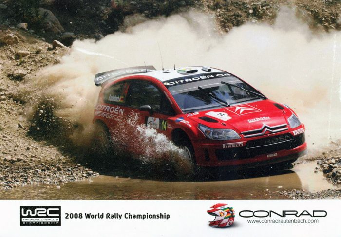 Citroën C4 WRC, #14, 9. Rally of Turkey 2008, 21,0 x 14,8 cms