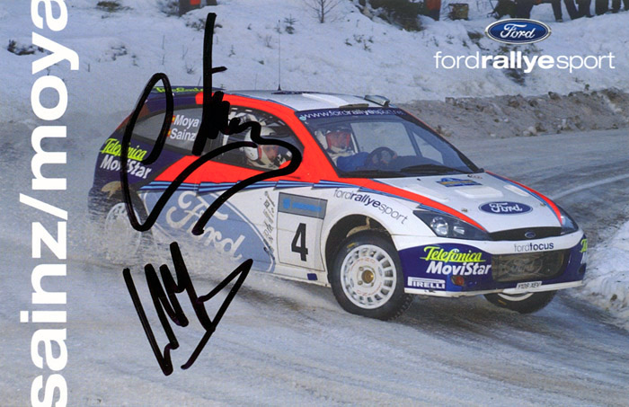 Ford Focus RS WRC '01, #4, 50. International Swedish Rally 2001, 17,0 x 11,0 cms